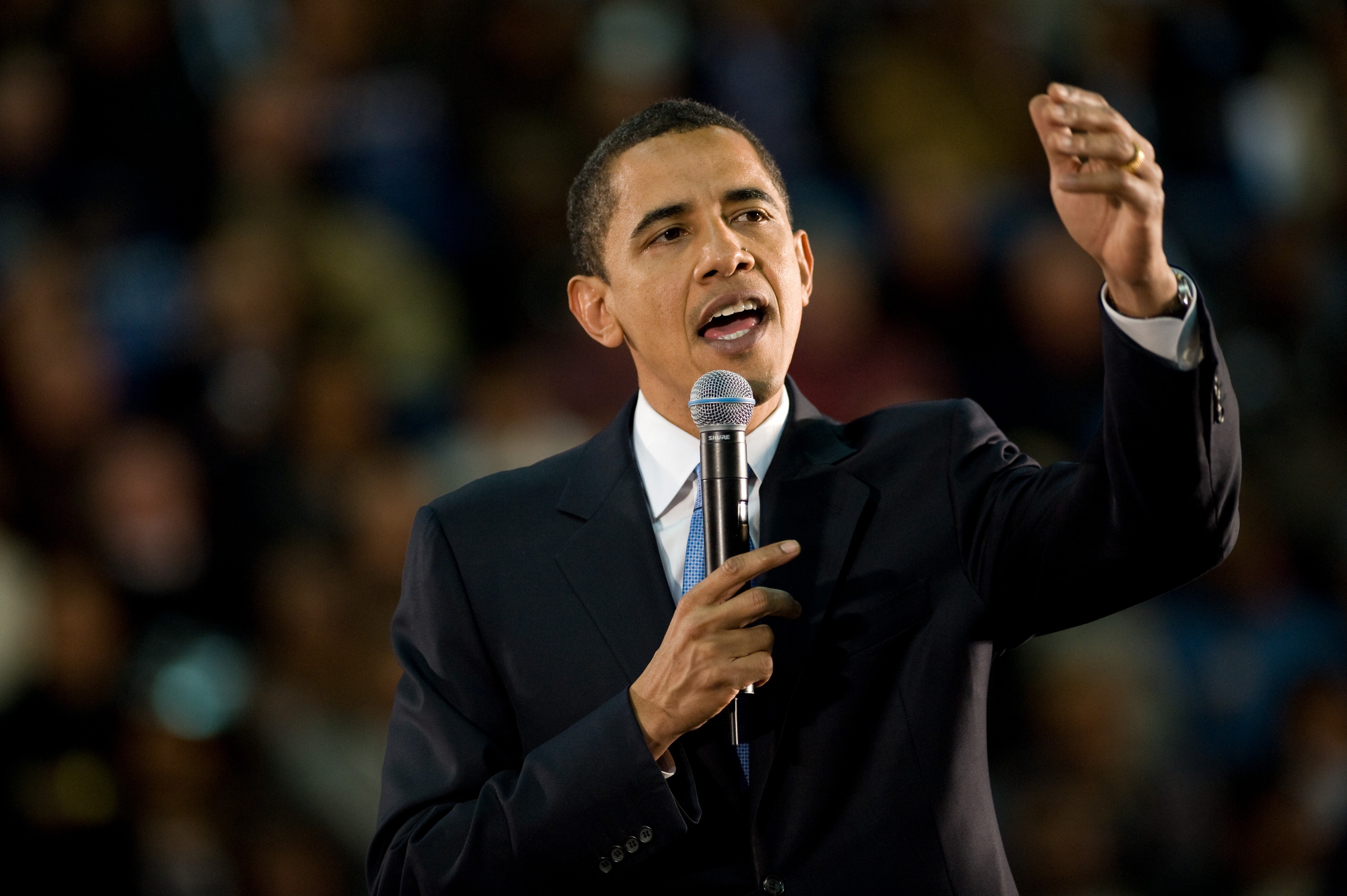 Obama ledde